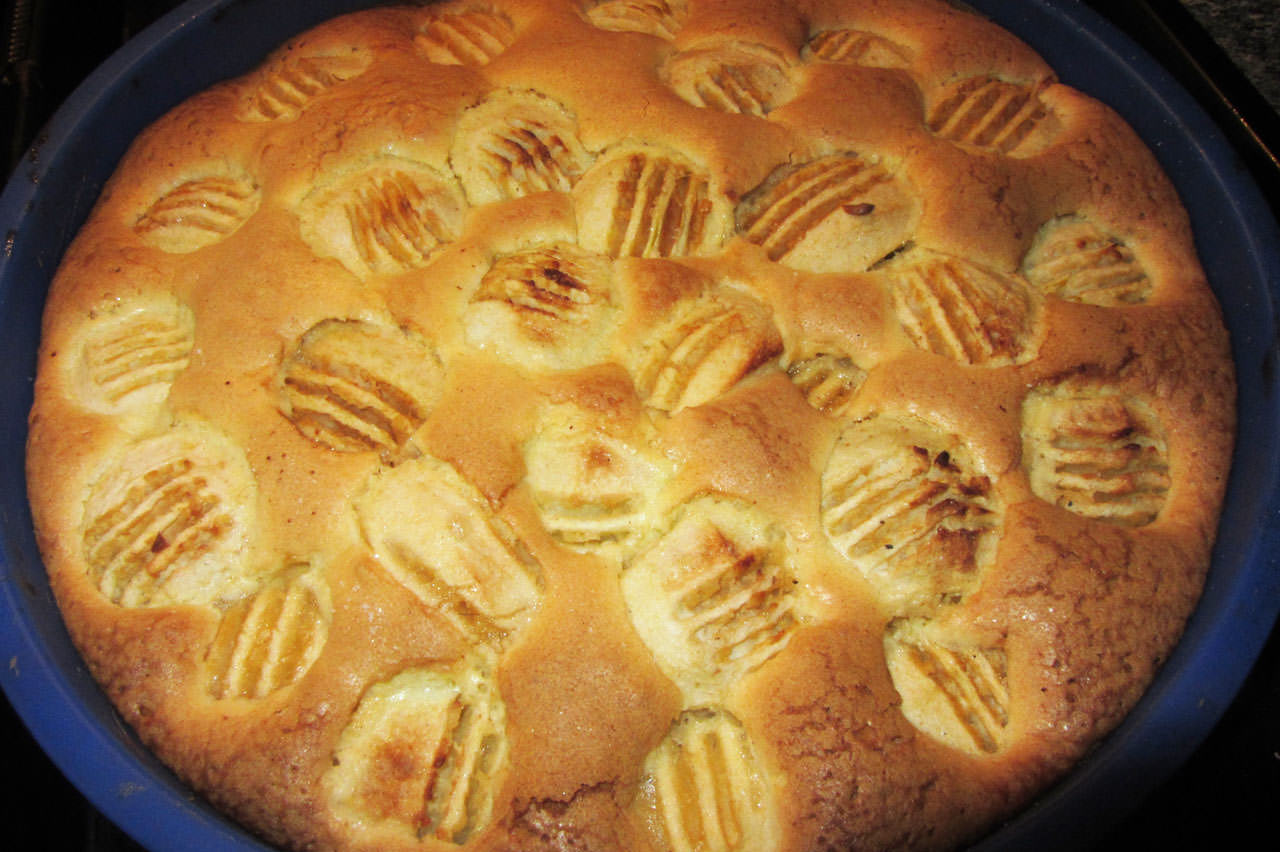 Becherkuchen Rezept: Herbstlicher Apfel Becherkuchen