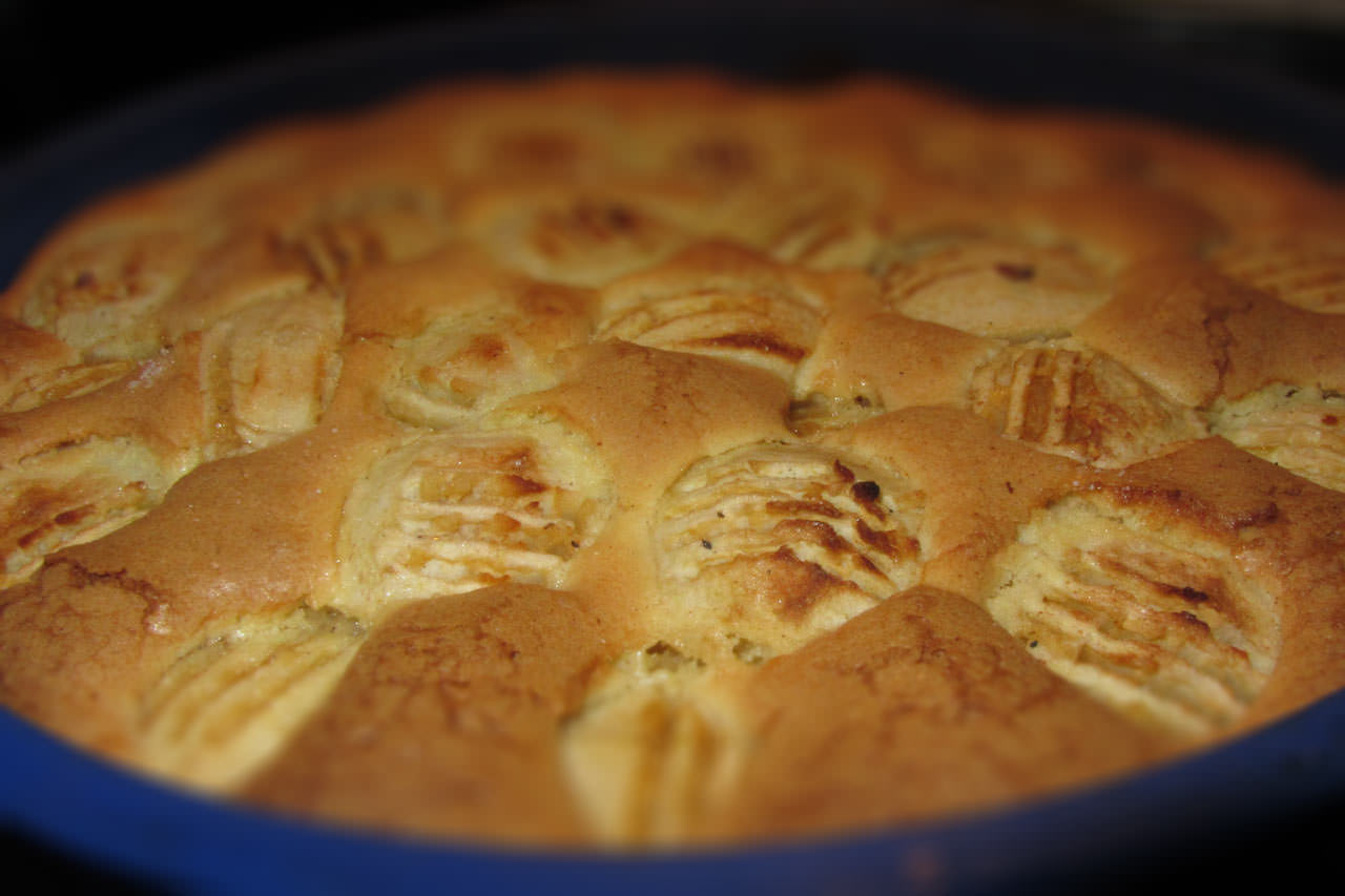 Becherkuchen Rezept: Herbstlicher Apfel Becherkuchen